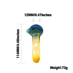 Two Tone Glass Spoon Pipe