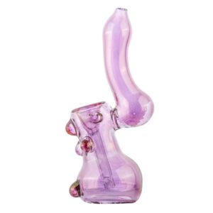 Violet Glass Sherlock Bubbler