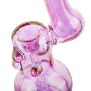 Violet Glass Sherlock Bubbler