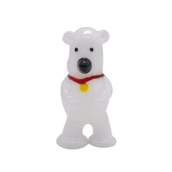 White Bear Novelty Glass Pipe