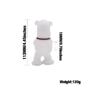 White Bear Novelty Glass Pipe
