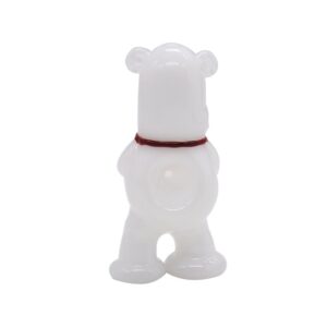 White Bear Novelty Glass Pipe