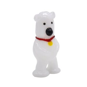 White Bear Novelty Glass Pipe