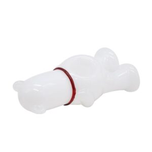 White Bear Novelty Glass Pipe