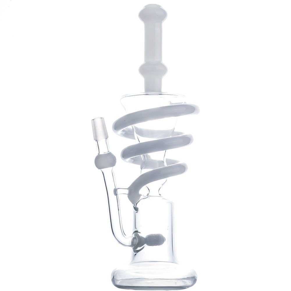 White_Spiral_Perc_Recycler_Dab_Rig_-_Dab_Rigs_Under_100_-_Puffing_Bird_-_Online_Headshop Spiral Perc Recycler Dab Rig