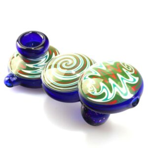 Wig Wag 3-Section Glass Pipe