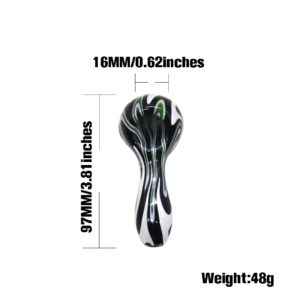Wigwag Glass Spoon Pipe