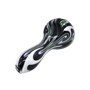 Wigwag Glass Spoon Pipe