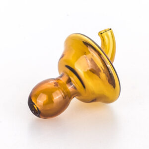Yellow Glass Dab Carb Cap