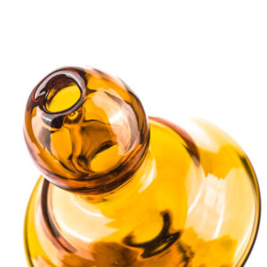 Yellow Glass Dab Carb Cap