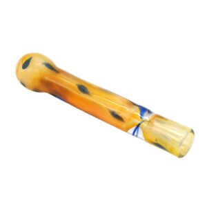 Yellow Glass One Hitter Pipe