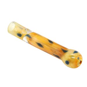 Yellow Glass One Hitter Pipe