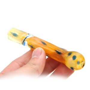 Yellow Glass One Hitter Pipe