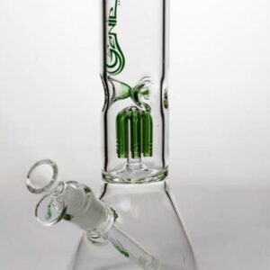 11" Genie Glass 6-Arm Beaker Water Bong