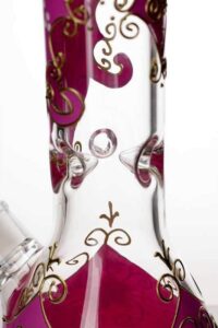 b2f85735-cf8b-4b5b-8574-655dd7af0da9 13" Flower Artwork Beaker Bong