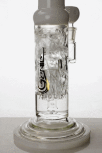 12" Genie Glass 10-Arm Water Recycler Bong
