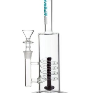 Grav Labs 13" Flare Stemless Water Pipe w/ Coil Shower Head - Black