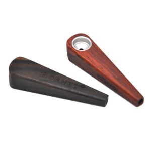 Briar Wooden Portable Pipe ( Random Color )