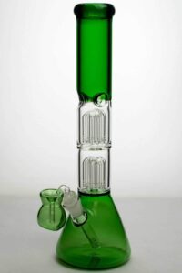c35d0133-7f26-4d68-a82a-378a7f486b3d 15" double 6 tree arms percolator glass water bong