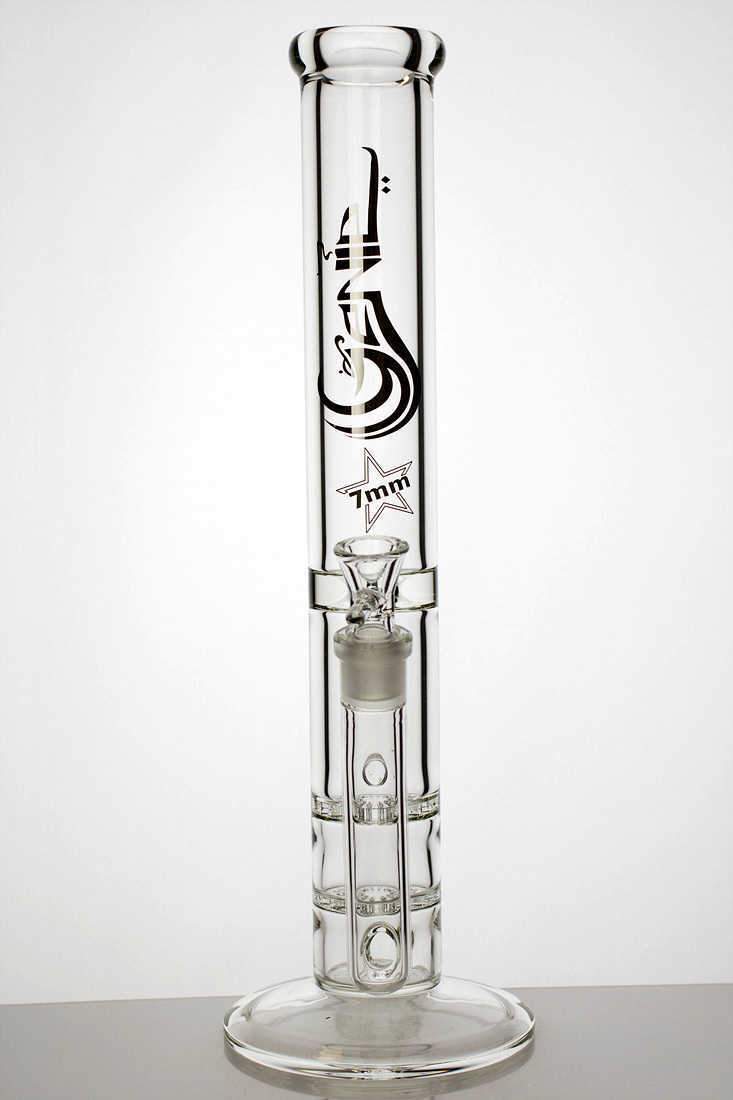 c9f8314f-a297-4047-bfd4-2880163cf70d 15" double flat diffuser heavy glass water bong