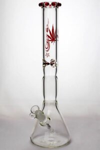 ca93bb37-c6d3-456e-a982-09ac12265467 18" genie color dot curved tube beaker water bong