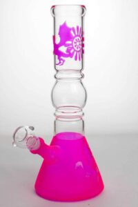 cab22e27-5109-4136-b5a5-539dc49c121c 12" Color Coated Glass Water Bong