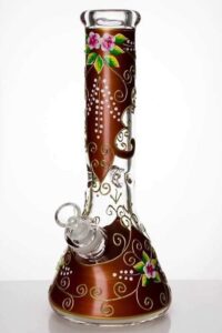 cb7ce913-7a12-41e3-a47d-f8ca56282e57 13" Flower Artwork Beaker Bong