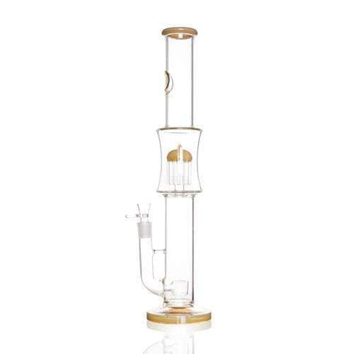 ccg-18-inch-glass-bongs-glass-water-pipe-with-flower-of-life-perc-and-arm-tree-perc-188mm-joint-water-pipes-2 16 inch Bong with Flower of Life perc to Arm tree perc 18.8mm