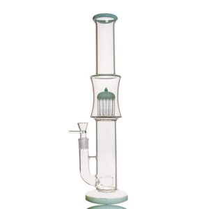 ccg-18-inch-glass-bongs-glass-water-pipe-with-flower-of-life-perc-and-arm-tree-perc-188mm-joint-water-pipes-8 16 inch Bong with Flower of Life perc to Arm tree perc 18.8mm