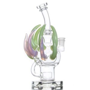 ccg-9-inch-ball-glass-rig-with-flower-of-life-perc-145mm-joint-water-pipes-11 YGL 8 inch FOL Ball Rig F14.5mm