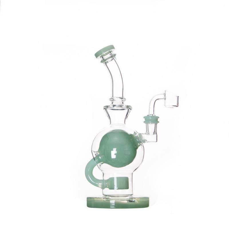 ccg-9-inch-ball-glass-rig-with-flower-of-life-perc-145mm-joint-water-pipes-2 YGL 8 inch FOL Ball Rig F14.5mm