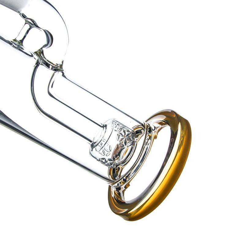 ccg-flower-glass-bongs-glass-oil-rigs-water-pipes-seed-of-life-perc-188mm-joint-water-pipes-3 13" Glass Bong with SOL Perc