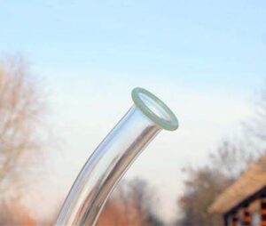 ccg-flower-glass-bongs-glass-oil-rigs-water-pipes-seed-of-life-perc-188mm-joint-water-pipes-9 13" Glass Bong with SOL Perc