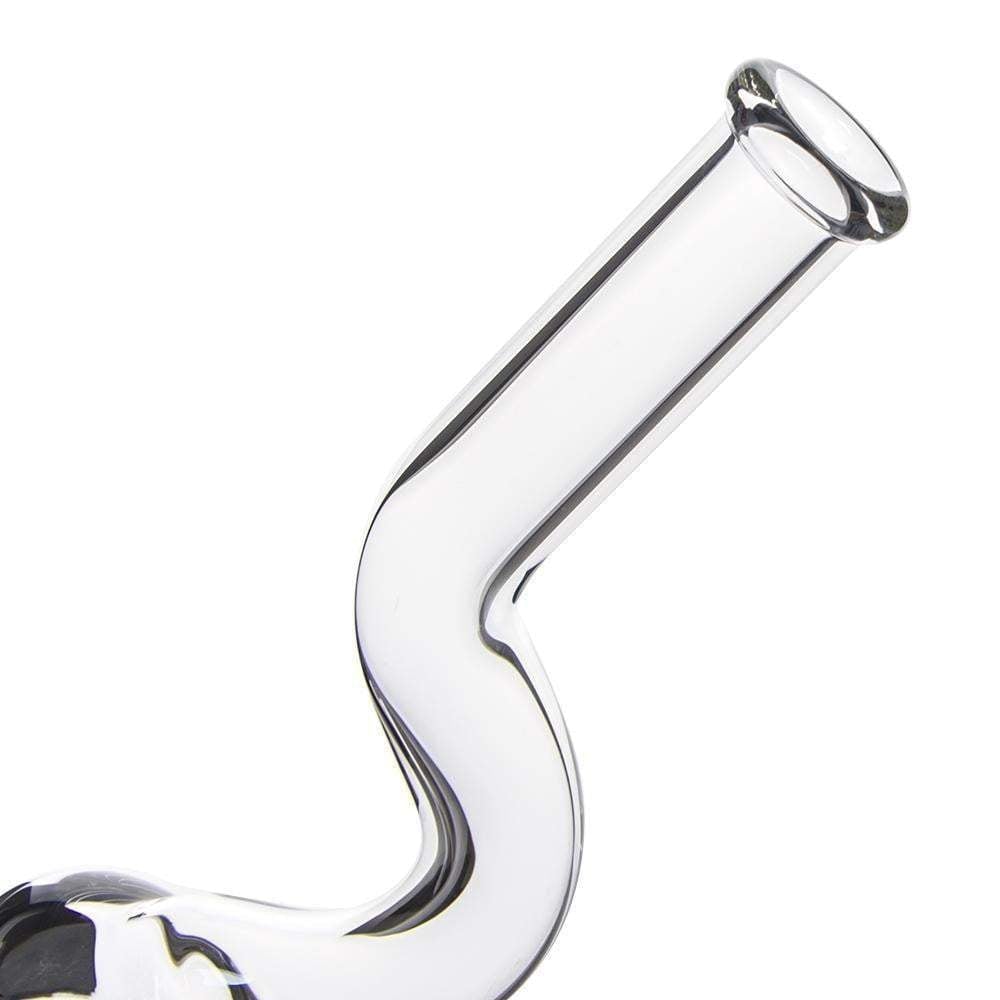 ccg-pillar-bong-glass-water-pipes-with-gridded-perc-pillar-perc-glass-water-pipe-glass-bong-with-188mm-female-joint-water-pipes-3 13.8" Bong W/ Grided Perc to Pillar Perc