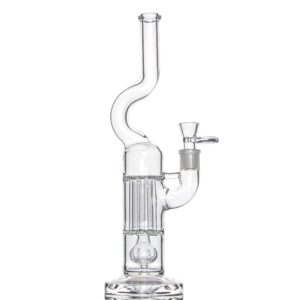 13.8" Bong W/ Grided Perc to Pillar Perc