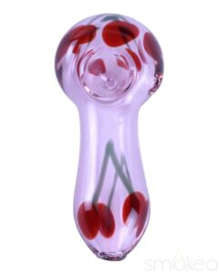 Chameleon Glass Bing-er Cherry Hand Pipe