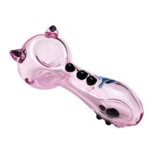 Chameleon Glass Snapchat Kitty Hand Pipe