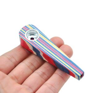 Colorful Wooden Portable Pipe(Random Color)