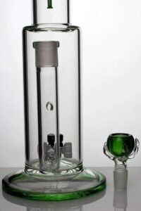 d3142dc8-d50c-4820-a6db-145123b34ce9 14" Ghost Glass Mini Showerhead Diffused Water Bong