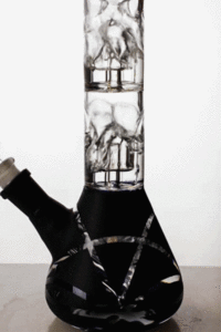 d56c6192-4b62-46cb-87f8-526ac9814872 12" Double Dome Perc Beaker Bong