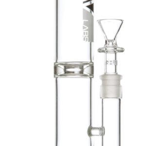 Grav Labs 12" Straight Water PIpe w/Disc Perc - Clear