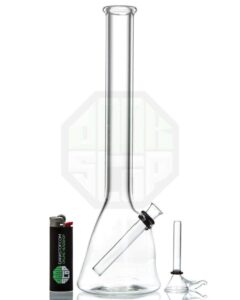dankstop-12-rubber-grommet-beaker-base-bong-default-bong-left-bkr124-20761851846 12" Rubber Grommet Beaker Base Bong