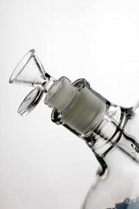 dc43af38-ac10-4182-bb02-419f9d760872 14" Geometric Design Heavy Glass Beaker Water Bong