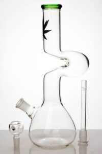 dcc084f1-7a45-4d3f-8dfb-a4fc067ee1a8 12" Kink Zong Glass Bong