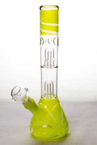 e43297ea-9428-46f9-b4f8-8da3f5f9e64d 12" Double Dome Perc Beaker Bong