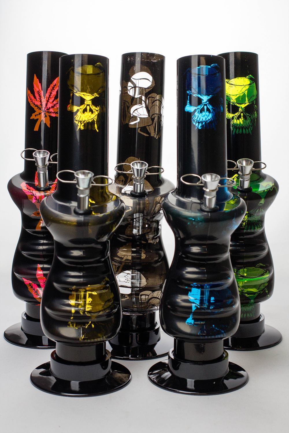 e56c0789-abc4-46f9-92a8-6187f364f6b6 12" Acrylic Black Water Pipe