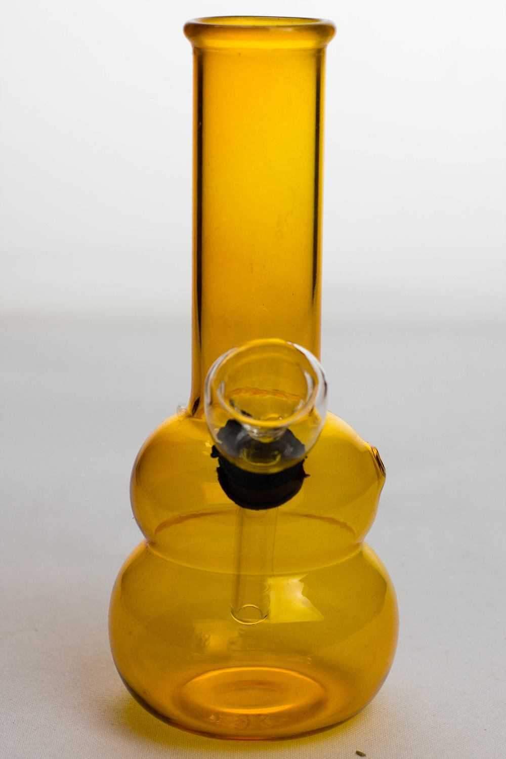 eda95e7e-88d2-4028-be64-3be135086908 6" yellow glass water bong