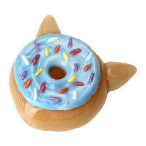 Empire Glassworks Glazed Kitty Donut Hand Pipe