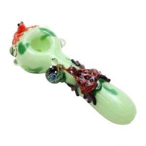 Empire Glassworks Small Ribbit Spoon Pipe