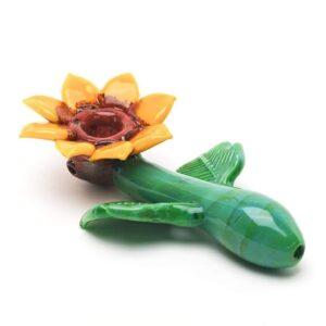 Empire Glassworks Sunflower Sherlock Pipe